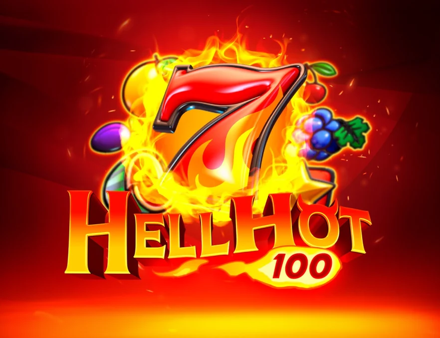 Hell Hot 100 slot cover, an Endorphina title on the DudeSpin Casino shelves